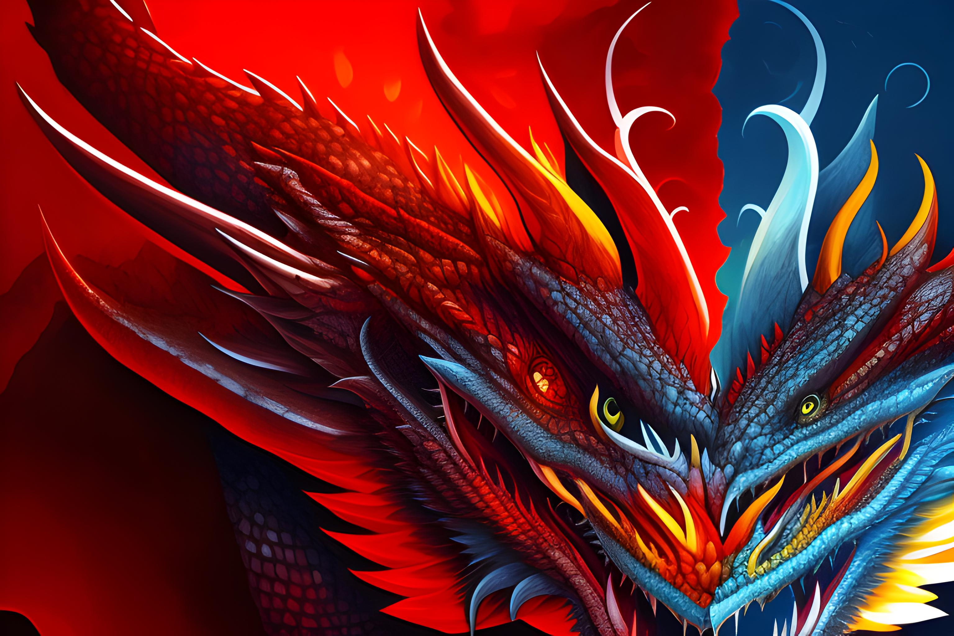 fundo preto com logo dragon vermelho
